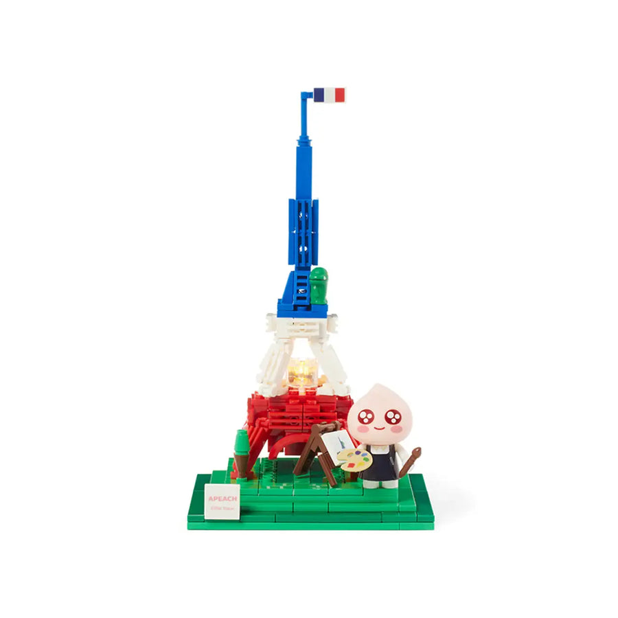 Kakao Friends - Apeach Eiffel Tower Brick Figure - Kakao Friends - Home & Living, Accessories - Harumio