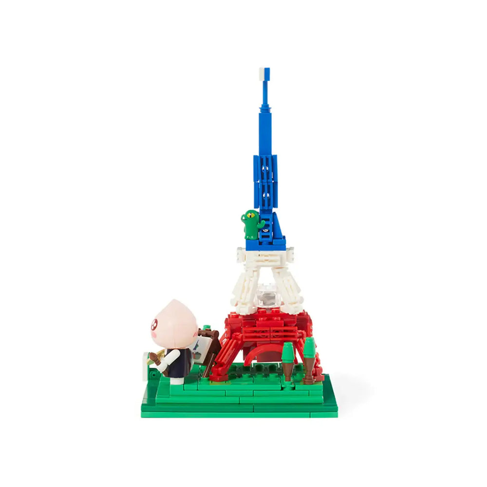 Kakao Friends - Apeach Eiffel Tower Brick Figure - Kakao Friends - Home & Living, Accessories - Harumio