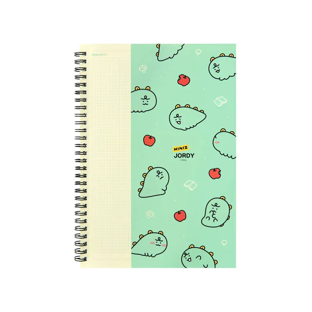 Kakao Friends - Jordy Grid Spring Notebook - Kakao Friends - Home & Living, Accessories - Harumio Kakao Friends - Jordy Grid Spring Notebook - Kakao Friends - Home & Living, Accessories - Harumio
