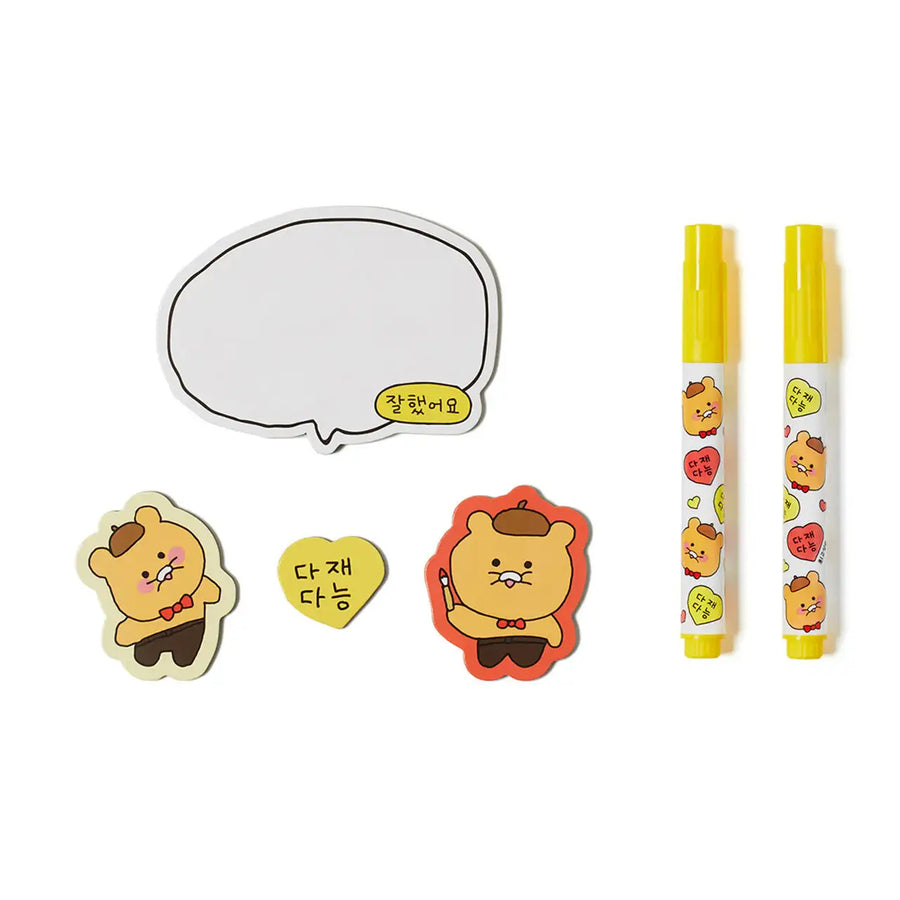 Kakao Friends - Choonsik Magnet & Board Marker Set - Kakao Friends - Home & Living, Accessories - Harumio