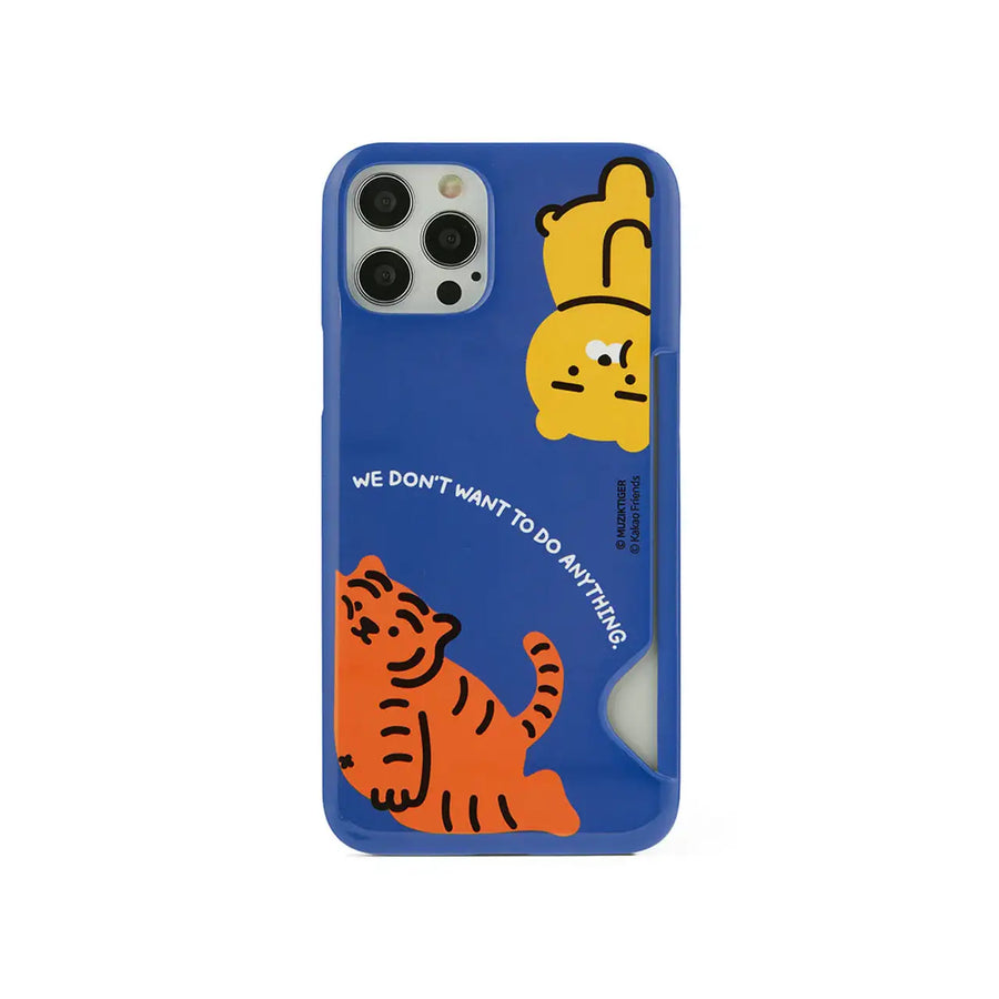 MUZIK TIGER x Kakao Friends - We Don't Want to do Anything Phone Case - MUZIK TIGER x Kakao Friends - Home & Living, Accessories - Harumio