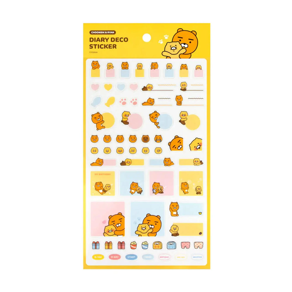 Kakao Friends - Diary Deco Sticker - Kakao Friends - Home & Living, Accessories - Harumio