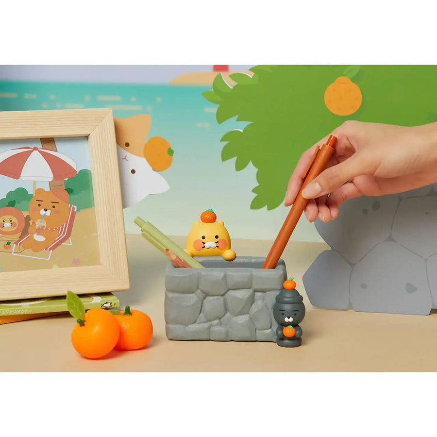 Kakao Friends - Ryan & Choonsik Jeju Edition Stonewall Pen Holder - Kakao Friends - Home & Living, Accessories - Harumio
