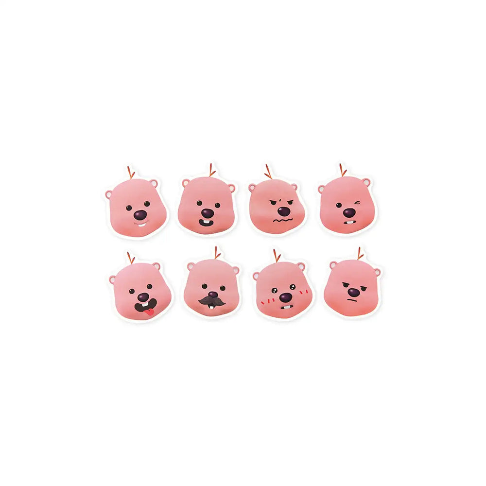Kakao Friends x Zanmang Loopy - Paper Deco Face Sticker - Kakao Friends x Zanmang Loopy - Home & Living, Accessories - Harumio