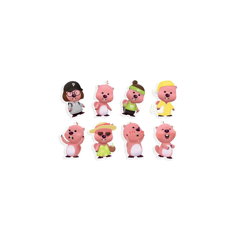 Kakao Friends x Zanmang Loopy - Deco Face Sticker - Kakao Friends - Sticker - Harumio