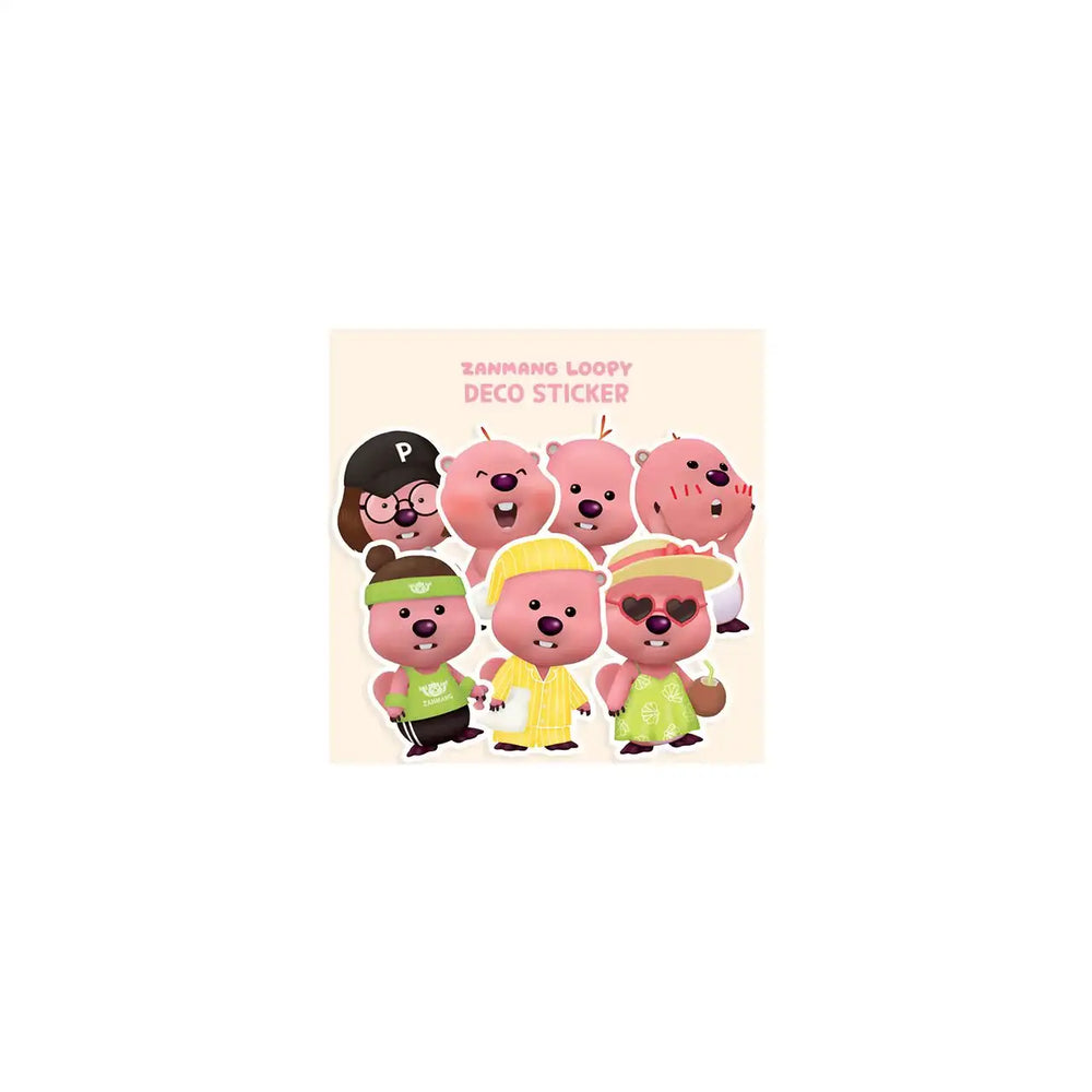 Kakao Friends x Zanmang Loopy - Deco Face Sticker - Kakao Friends - Sticker - Harumio