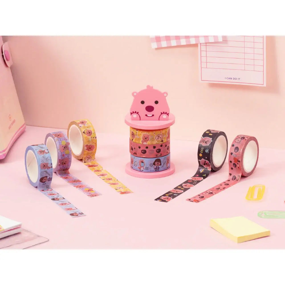 Kakao Friends x Zanmang Loopy - Masking Tape and Holder - Kakao Friends x Zanmang Loopy - Home & Living, Accessories - Harumio Kakao Friends x Zanmang Loopy - Masking Tape and Holder - Kakao Friends x Zanmang Loopy - Home & Living, Accessories - Harumio