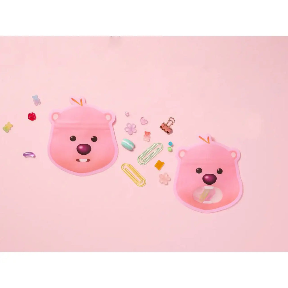 Kakao Friends x Zanmang Loopy - Face Zipper Bag Set (4pcs) - Kakao Friends - Home & Living, Accessories - Harumio