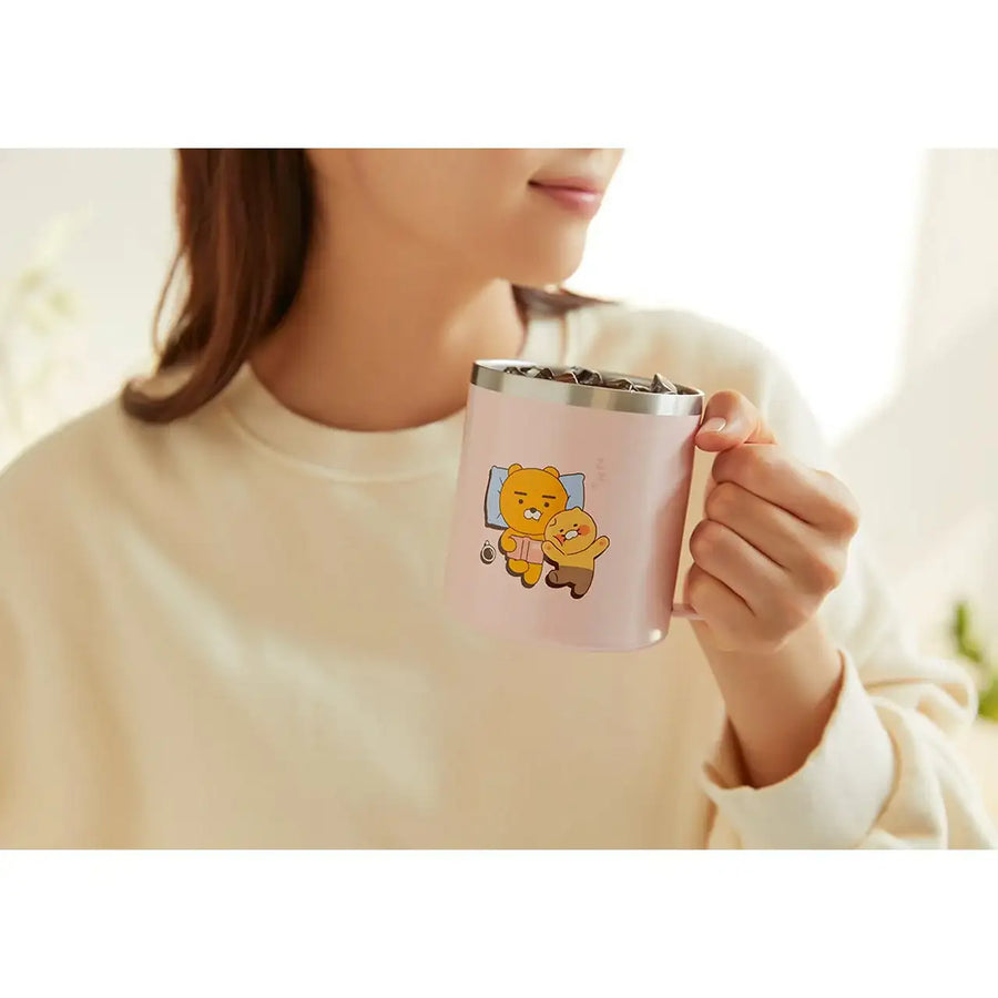 Kakao Friends - Lazy Ryan & Choonsik Stainless Steel Mug - Kakao Friends - Home & Living, Accessories - Harumio