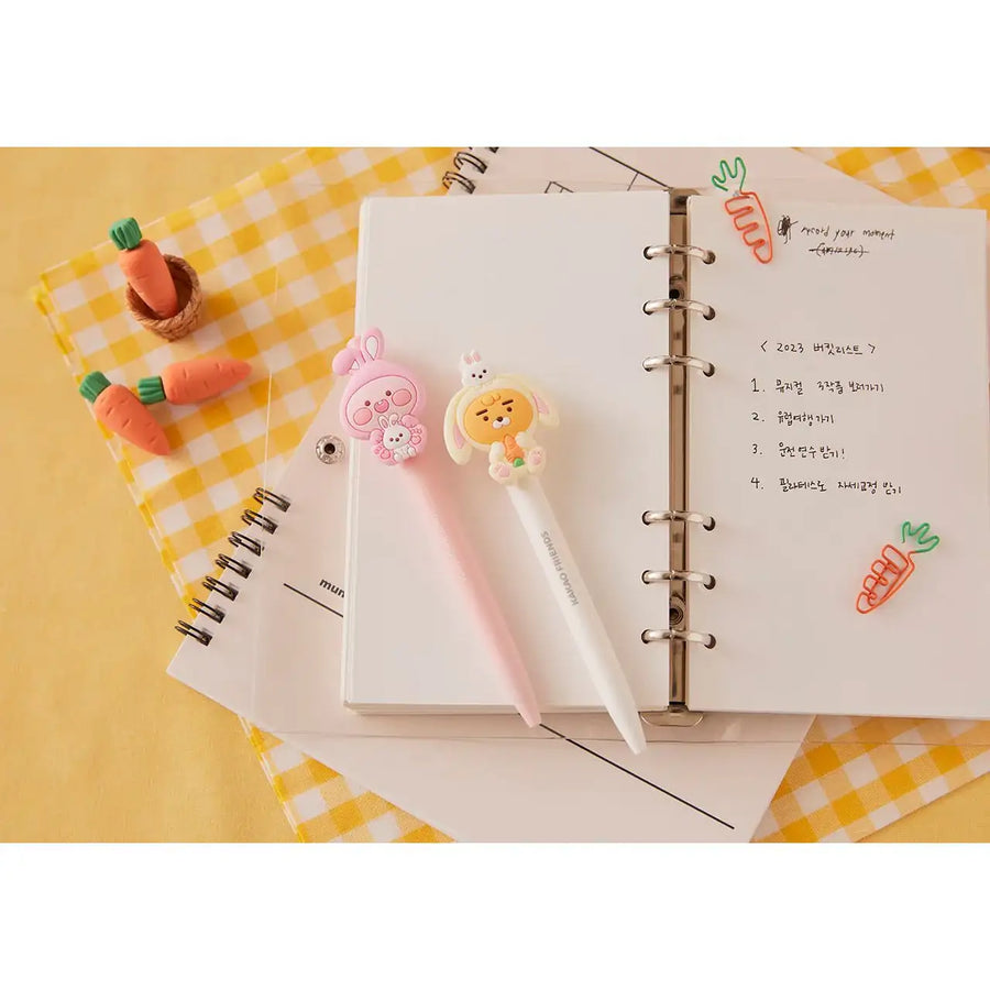Kakao Friends - Little Friends Rabbit Gel Pen Set - Kakao Friends - Home & Living, Accessories - Harumio