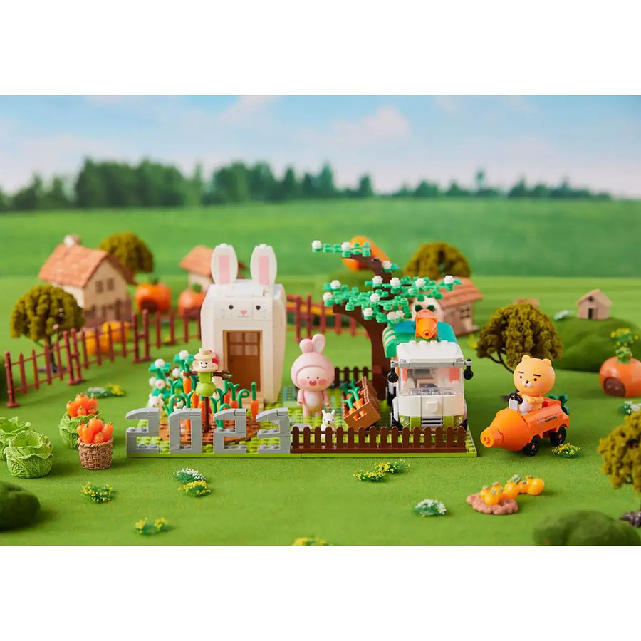 Kakao Friends - Ryan & Apeach Carrot Farm Brick Figure - Kakao Friends - Home & Living, Accessories - Harumio