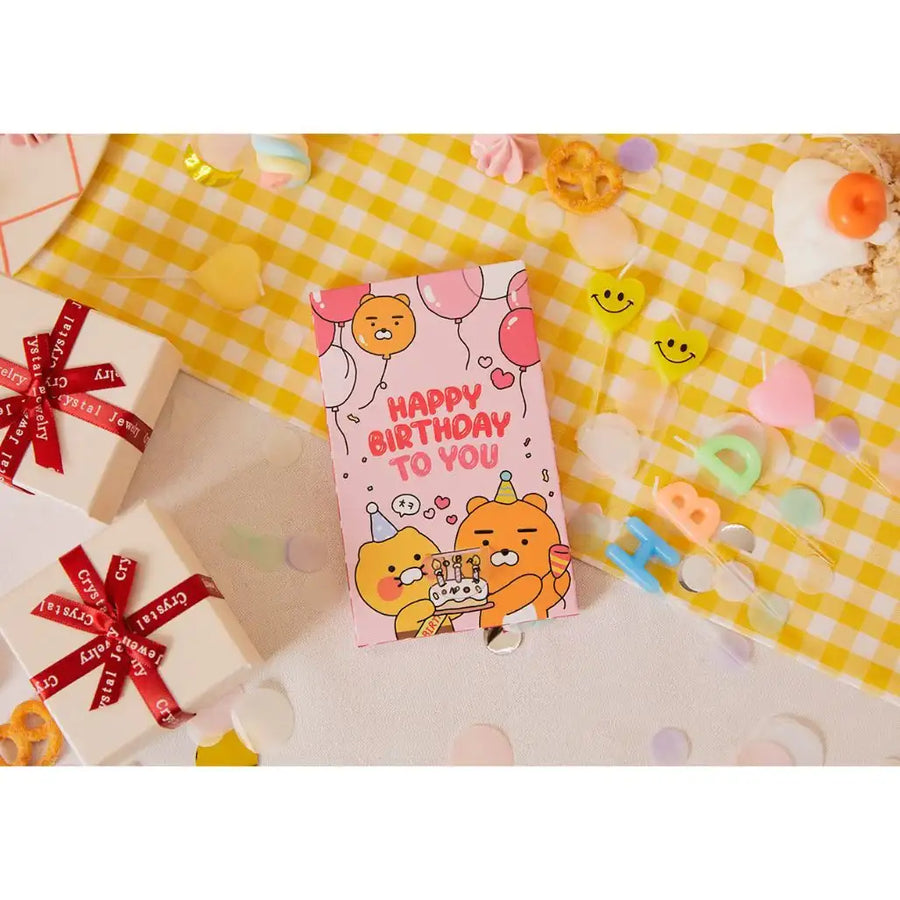 Kakao Friends - Happy Birthday Firecracker Card - Kakao Friends - Home & Living, Accessories - Harumio