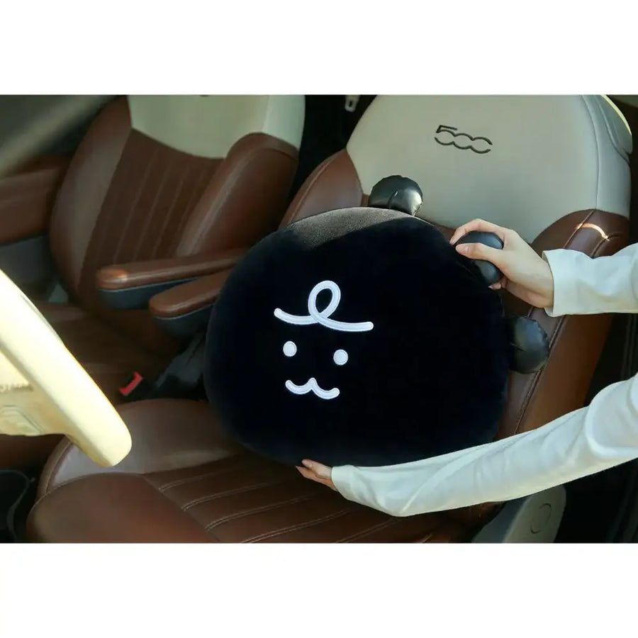 Kakao Friends - Jordy Black Edition Car Back Cushion - Kakao Friends - Home & Living, Accessories - Harumio