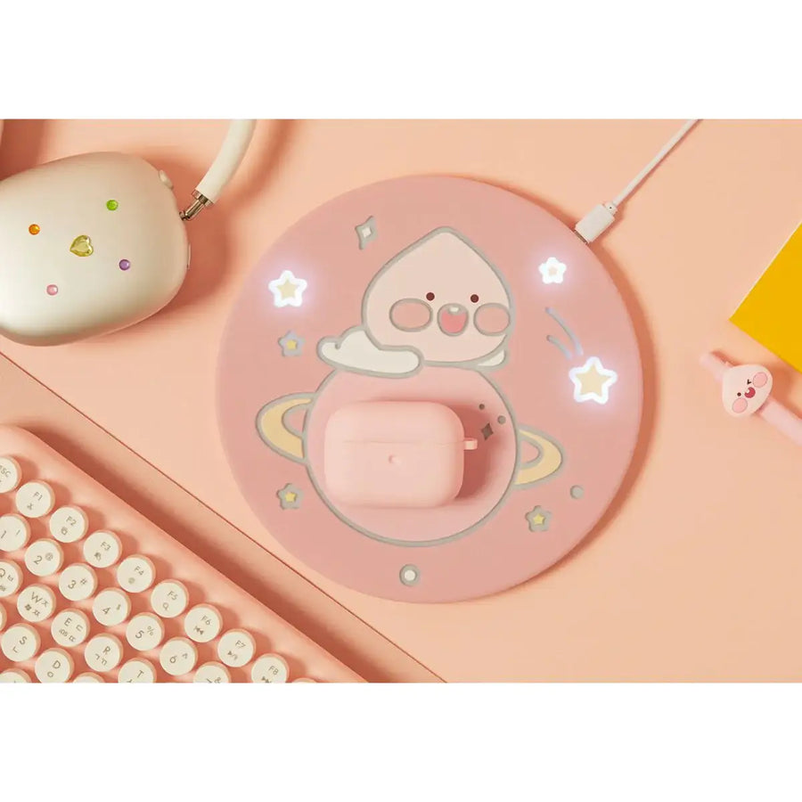 Kakao Friends - Life Peach Princess Little Apeach Wireless Charger - Kakao Friends - Home & Living, Accessories - Harumio