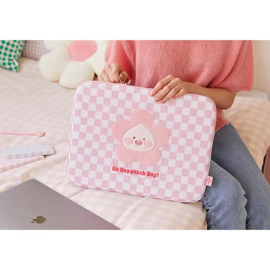 Kakao Friends - Oh Happeach Day Laptop Pouch (15") - Kakao Friends - Home & Living, Accessories - Harumio
