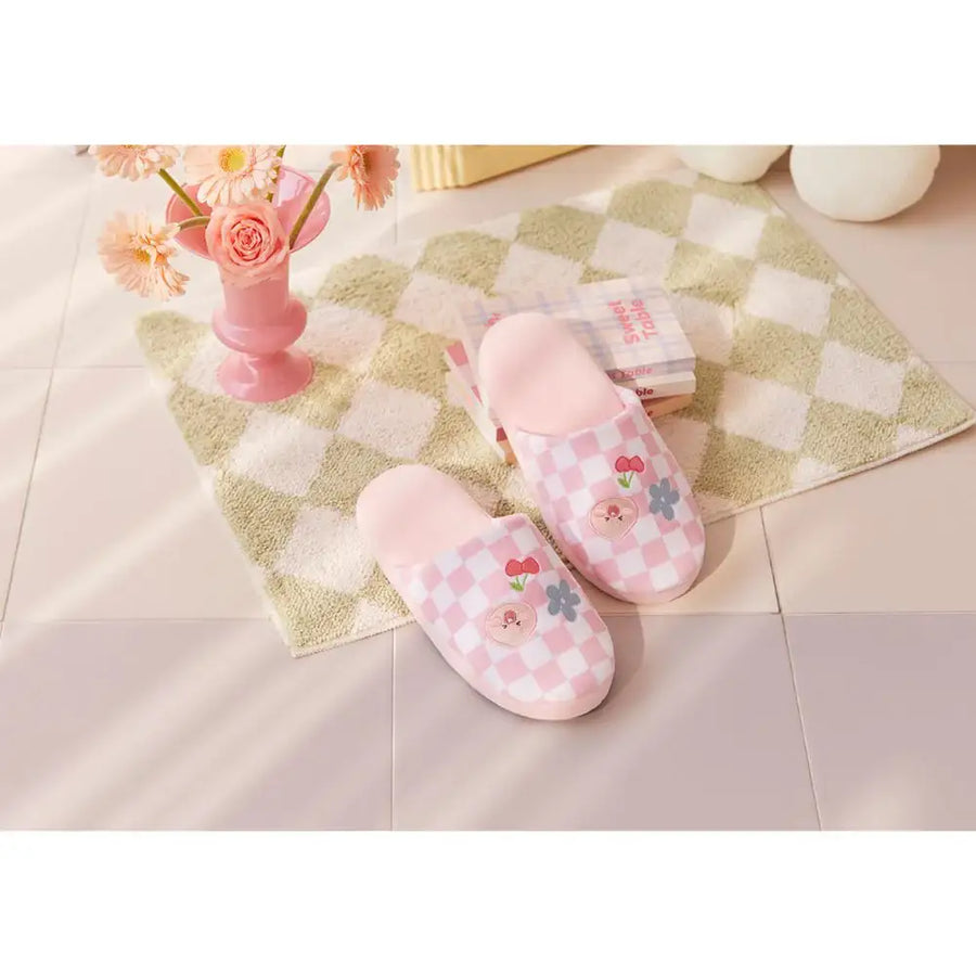 Kakao Friends - Oh Happeach Day Fabric Slippers - Kakao Friends - Home & Living, Accessories - Harumio