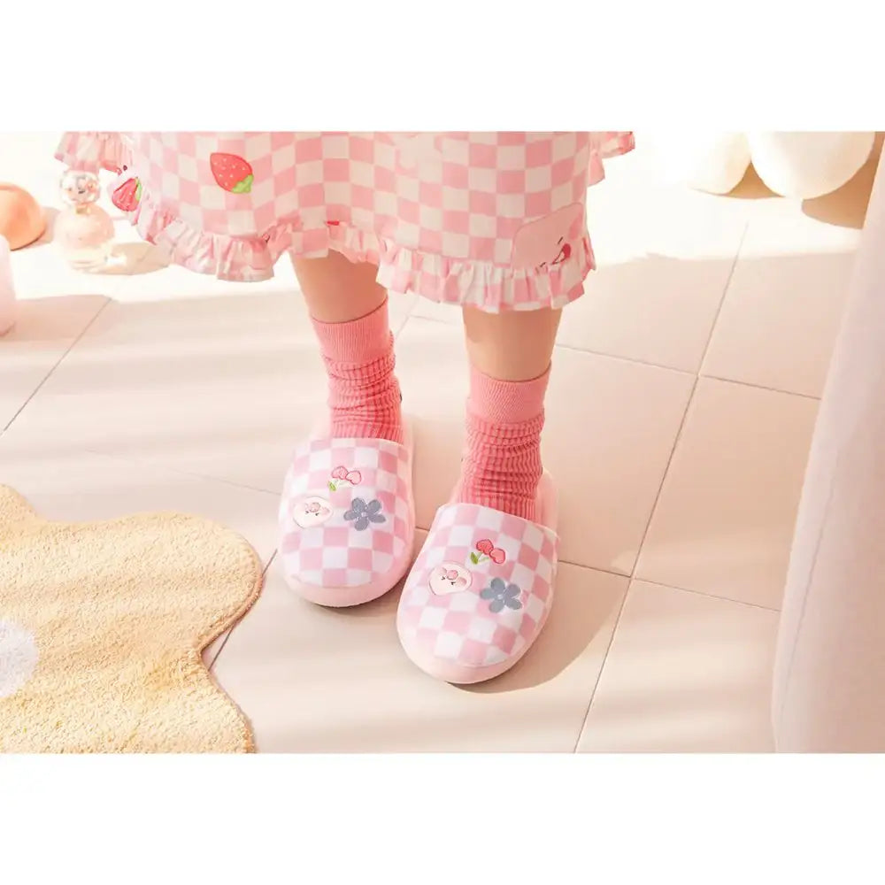Kakao Friends - Oh Happeach Day Fabric Slippers - Kakao Friends - Home & Living, Accessories - Harumio