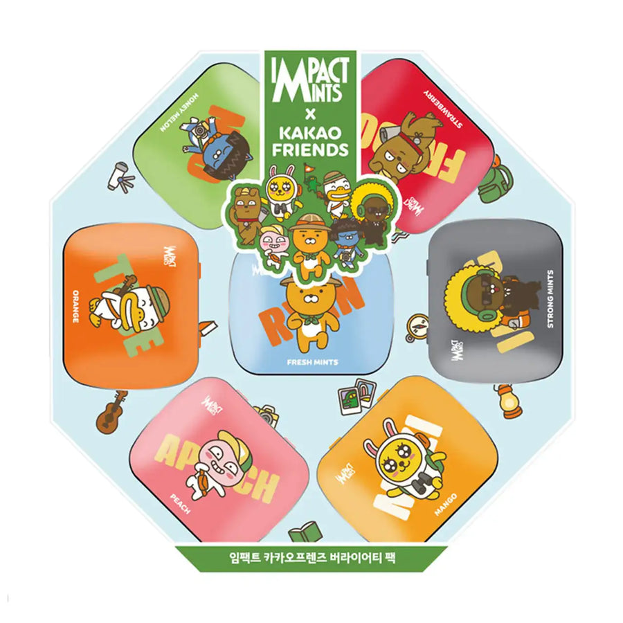 Kakao Friends x Impact Mints - Variety Mint Candy Pack - Kakao Friends x Impact Mints - Food - Harumio