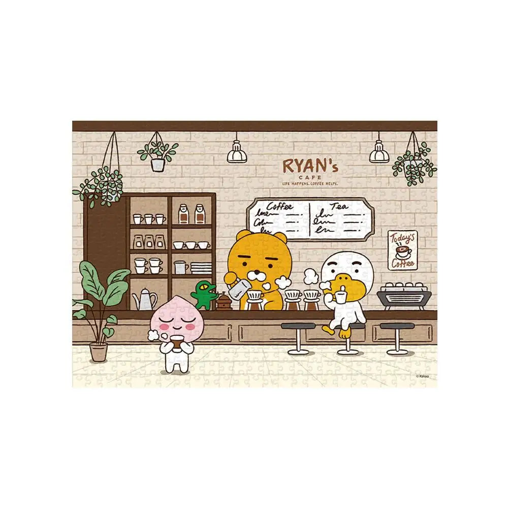 Kakao Friends - Ryan's Cafe Jigsaw Puzzle (500 pcs) - Kakao Friends - Home & Living, Accessories - Harumio Kakao Friends - Ryan's Cafe Jigsaw Puzzle (500 pcs) - Kakao Friends - Home & Living, Accessories - Harumio