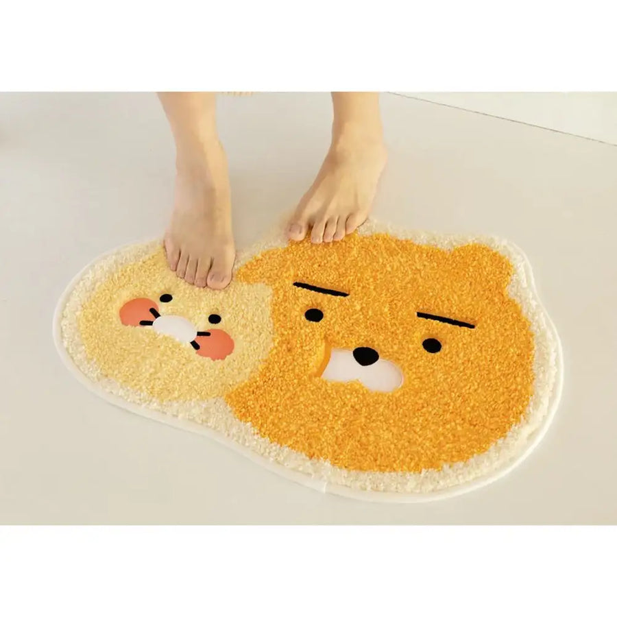 Kakao Friends - Ryan & Choonsik Face Rug - Kakao Friends - Home & Living, Accessories - Harumio