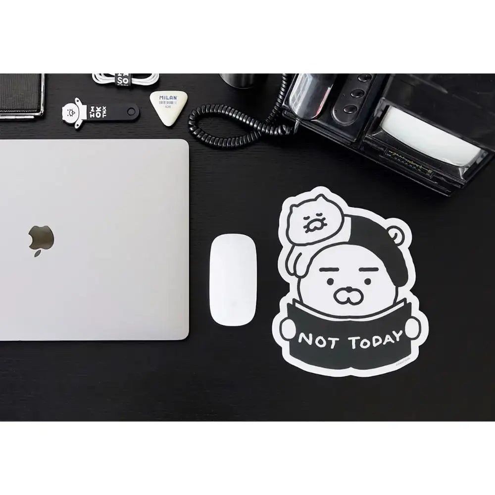 Kakao Friends - Black & White Mouse Pad - Kakao Friends - Home & Living, Accessories - Harumio Kakao Friends - Black & White Mouse Pad - Kakao Friends - Home & Living, Accessories - Harumio