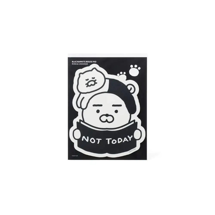 Kakao Friends - Black & White Mouse Pad - Kakao Friends - Home & Living, Accessories - Harumio