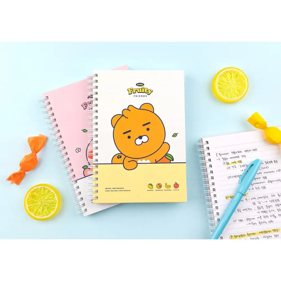 Kakao Friends - Fruity Friends Mini Spring Notebook - Kakao Friends - Home & Living, Accessories - Harumio