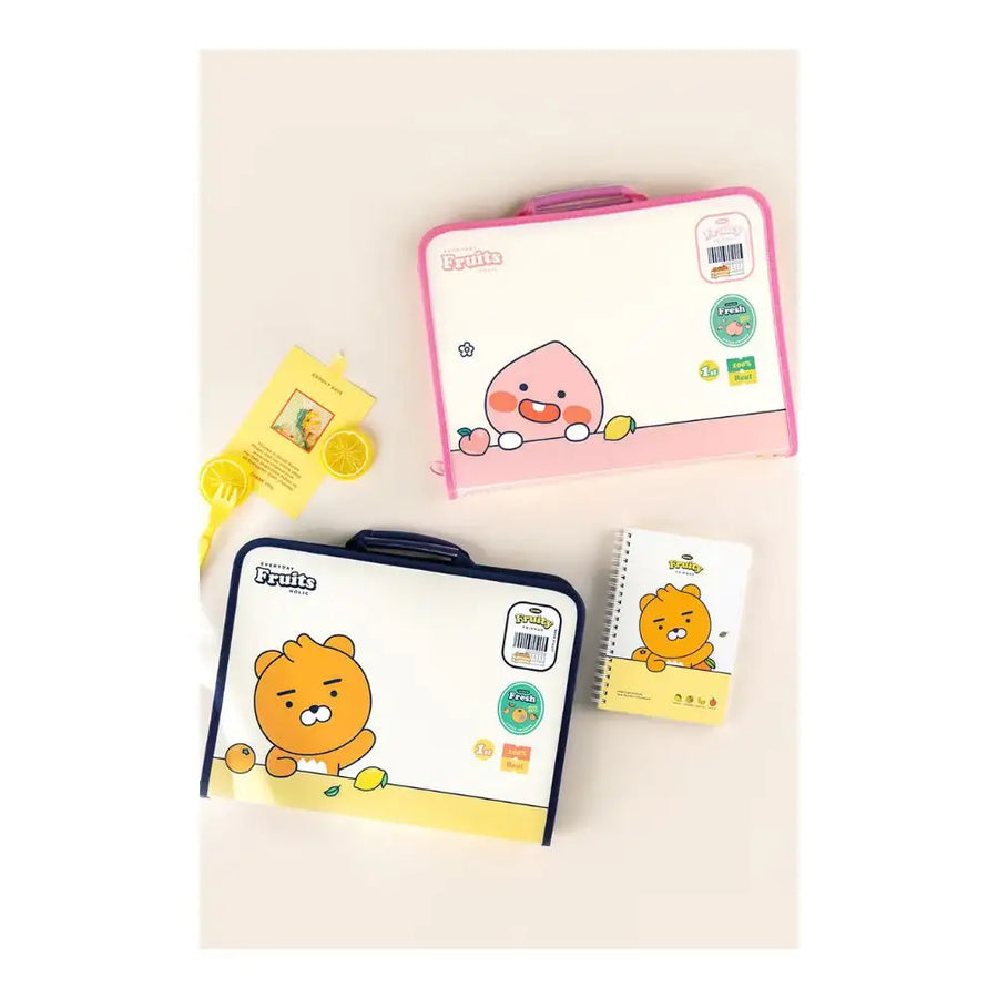 Kakao Friends - Fruity Friends Zipper File - Kakao Friends - Home & Living, Accessories - Harumio
