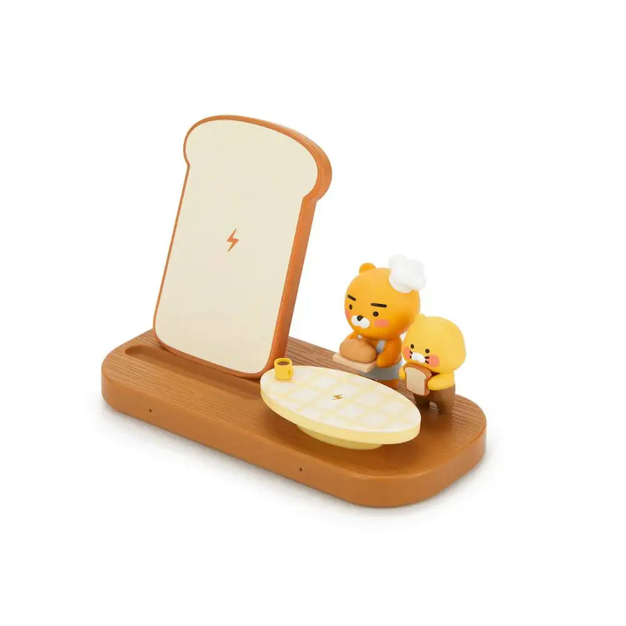 Kakao Friends - Bakery Ryan & Choonsik 2 in 1 Wireless Charging Stand - Kakao Friends - Accessories - Harumio