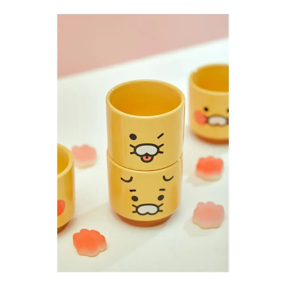 Kakao Friends - Choonsik Ceramic Soju Cup Set (4pcs) - Kakao Friends - Home & Living, Accessories - Harumio
