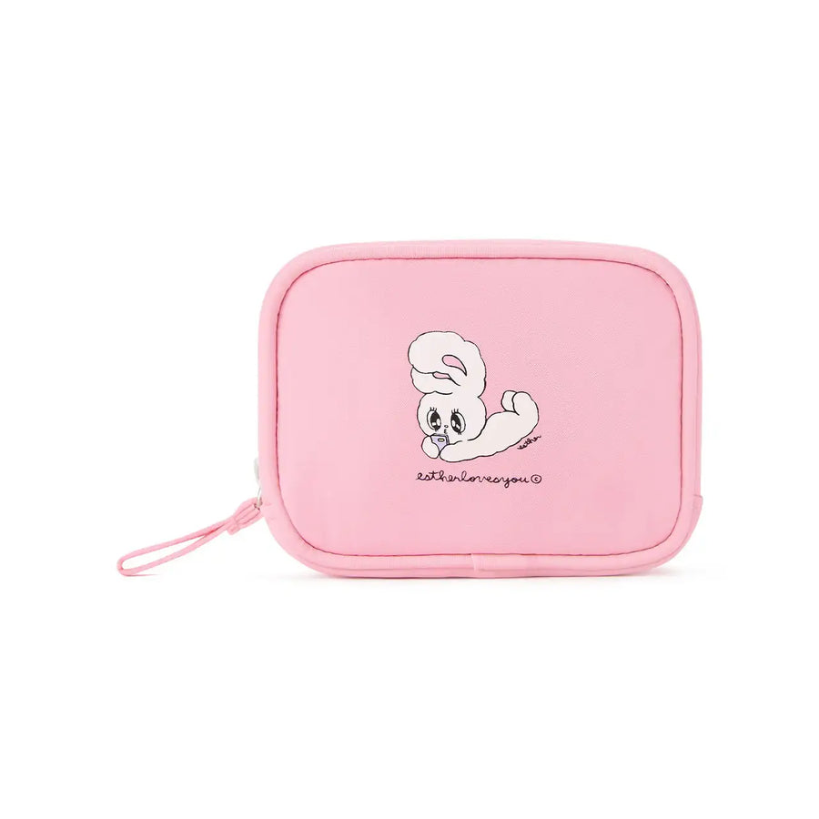 Kakao Friends - Esther Bunny Pink Mini Pouch - Kakao Friends - Home & Living, Accessories - Harumio