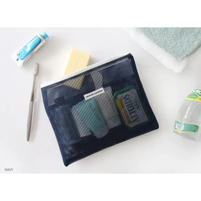 Second Mansion x 10x10 - Mesh Pouch - 10x10 - Accessories - Harumio