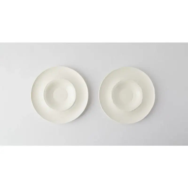 Chaora - White Memories Double Pasta Bowl - Chaora - Tableware - Harumio Chaora - White Memories Double Pasta Bowl - Chaora - Tableware - Harumio