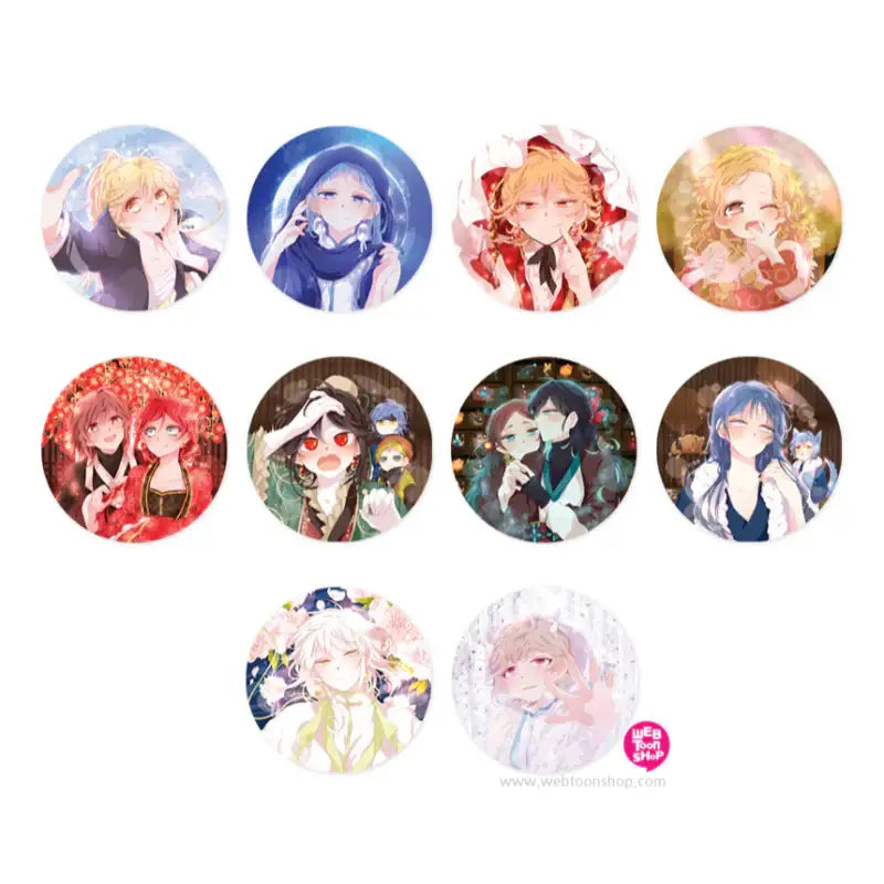Heaven And Earth - Round Hand Mirror - Webtoon Shop - Mirror - Harumio