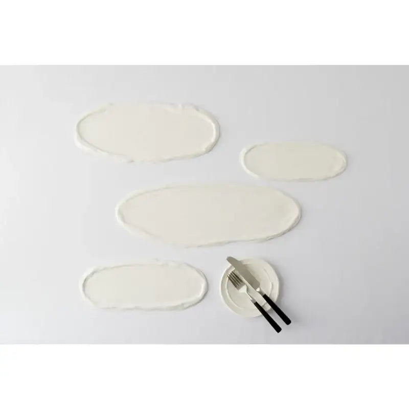 Chaora - White Memories Oval Plate (S) - Chaora - Tableware - Harumio