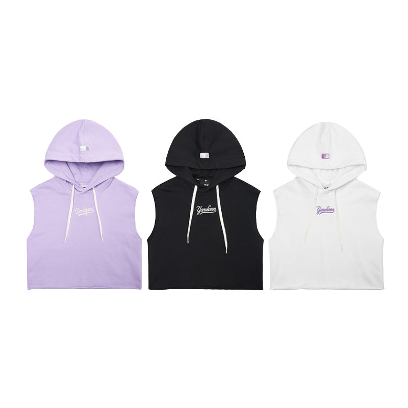 Mlb sleeveless hoodie discount