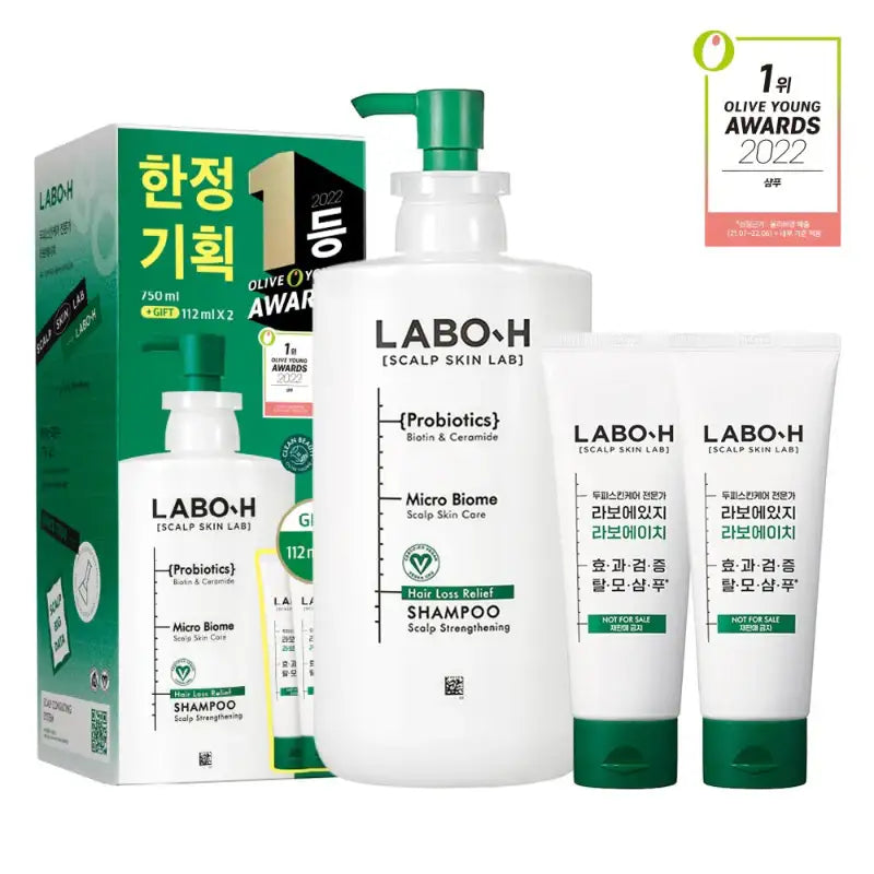 Labo-H - Hair Loss Relief Shampoo - Jumbo Size Special Set - Labo-H - Hair Shampoo - Harumio
