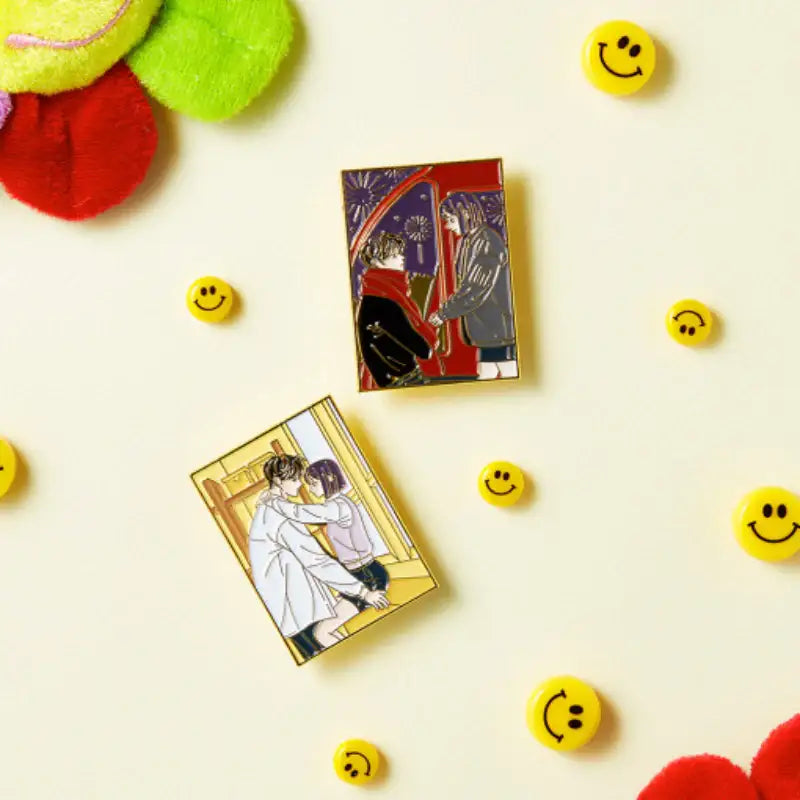 Operation: True Love - Moment Badge Set - Webtoon Friends - Badge - Harumio