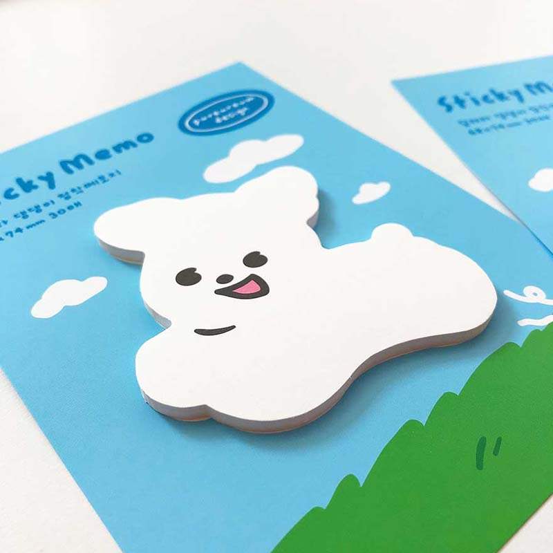 Pureureumdesign x 10x10 - Run Daengdaeng Sticky Note - Pureureumdesign - Stationery - Harumio