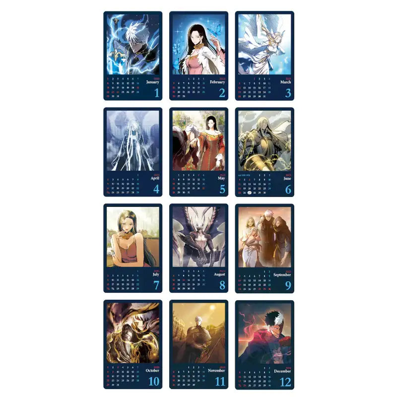 Doom Breaker - 2023 Acrylic Calendar - Webtoon Friends - Calendar - Harumio