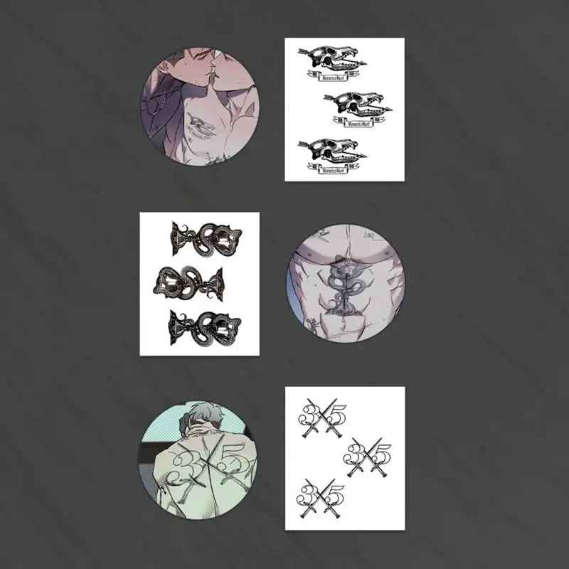 Wet Sand - Tattoo Sticker Set Ver.1 - Do7 Entertainment - Sticker - Harumio