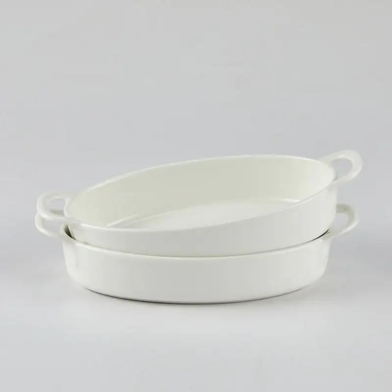 Korean ON - Everyday Gratin Dish With Handles 2P Set - Modern House - Tableware Set - Harumio