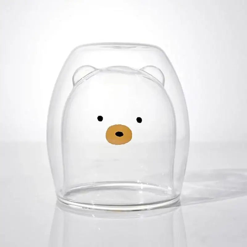 Korean Little Buddy - Double Glass Cup - Modern House - Tableware - Harumio