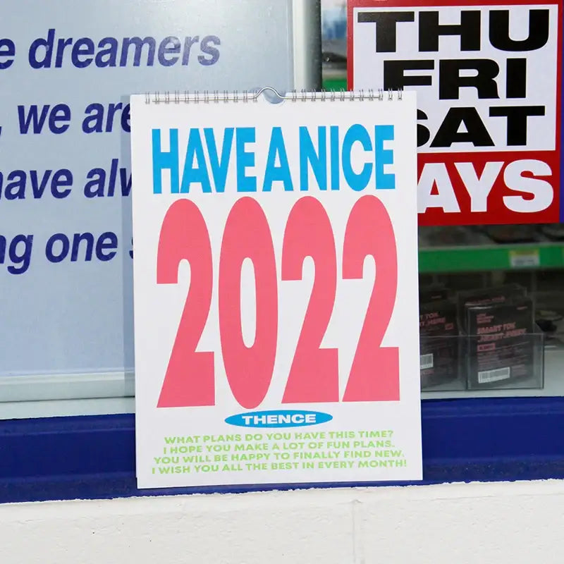 THENCE - 2022 Wall Calendar - THENCE - Accessories - Harumio