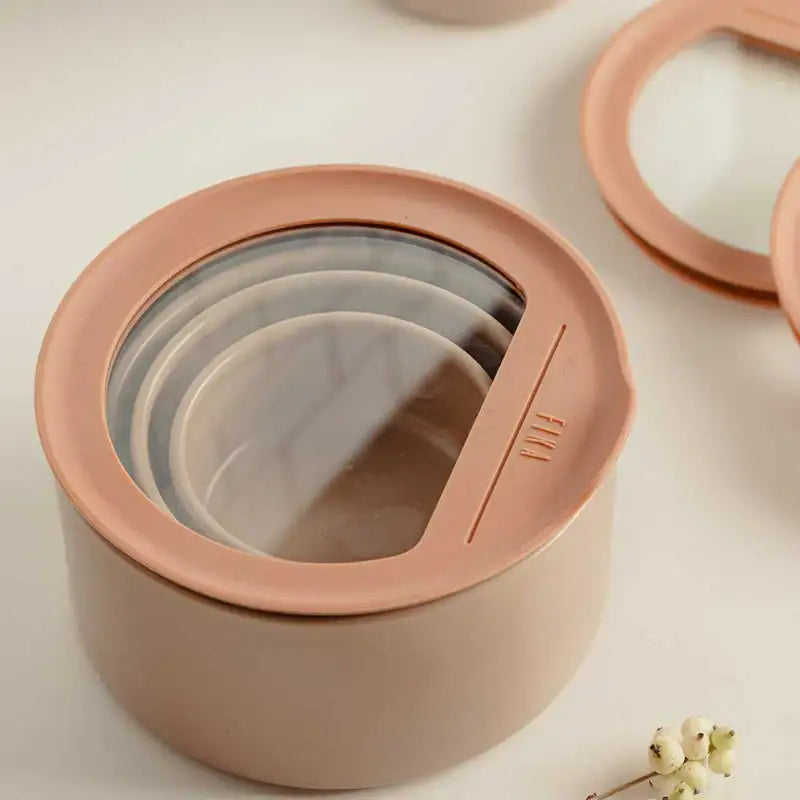 Neoflam - FIKA Ceramic Container Set Of 6 - Neoflam - Food Container - Harumio Neoflam - FIKA Ceramic Container Set Of 6 - Neoflam - Food Container - Harumio