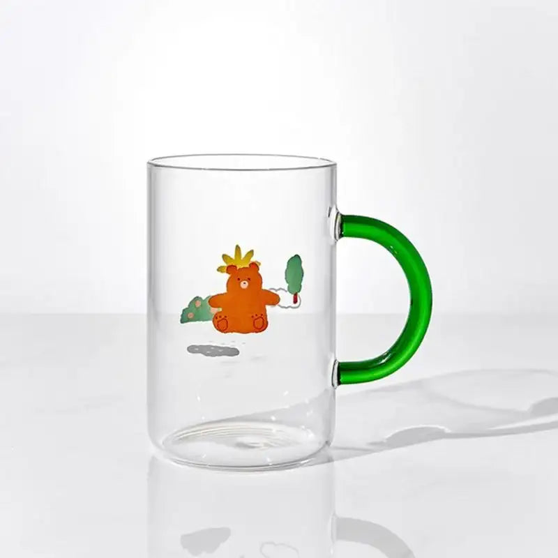 Korean Little Buddy - Long Glass Mug - Modern House - Tableware - Harumio