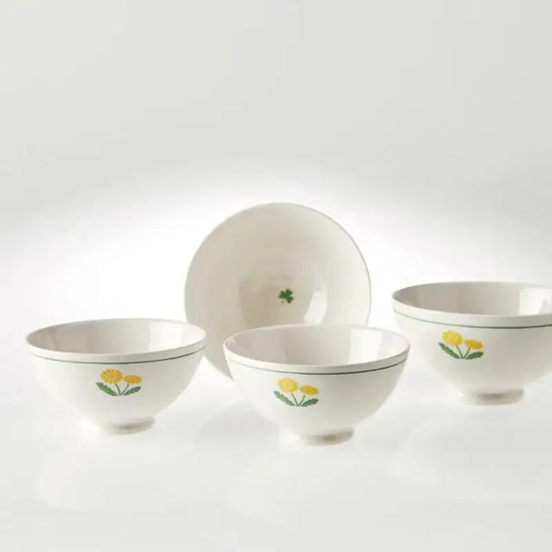 Korean L Dandelion - Rice + Soup Bowl Set - Modern House - Tableware - Harumio