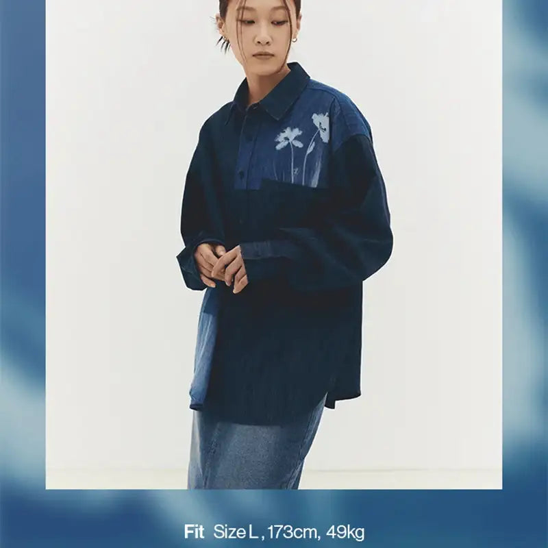 BTS RM - Indigo - Denim Shirt - BTS - Shirt - Harumio