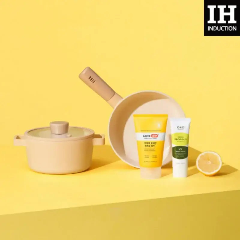 Neoflam x CKD - FIKA Healthy Yellow Set - Neoflam - Cookware Sets - Harumio