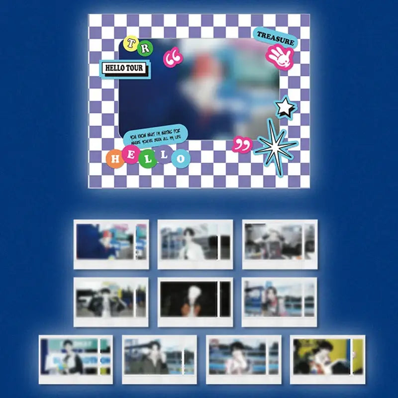 TREASURE - HELLO Concert - Polaroid Photo + Sticker Set - TREASURE - Polaroid - Harumio